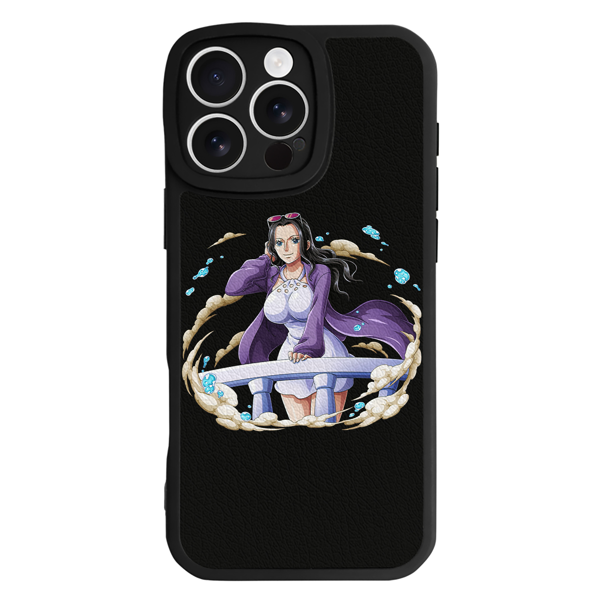 （画像用） ワンピース ニコ・ロビン ONE PIECE Nico Robin 【iPhone 16シリーズ対応】シリコンスマホケース（レザー調） 材質：シリコン